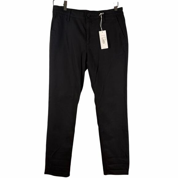 NWT AG Adriano Goldschmied The Caden Tailored Trouser Black Womens Size 27 - Picture 2 of 12